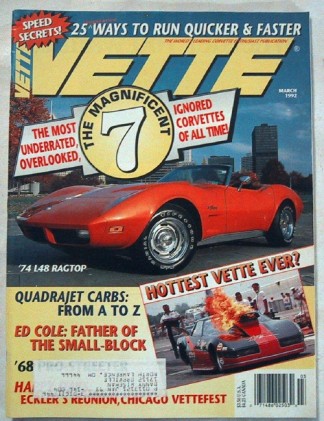 VETTE 1992 MAR - PINK '64, HOW TO RACE, L-68